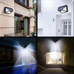 BK-100 Ηλιακό Επιτοίχιο Φωτιστικό LED Με Ανιχνευτή Κίνηση