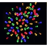 Χριστουγεννιάτικα λαμπάκια LED 100LED 20m Μπαταρίας Πολύχρωμα με κοντρόλ 8 λειτουργιών 20-100L OEM