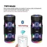 Φορητό ηχείο Bluetooth Super Bass για Καραόκε εσωτερικού και εξωτερικού χώρου με USB/TF/LED Light/FM SOONBOX S4406