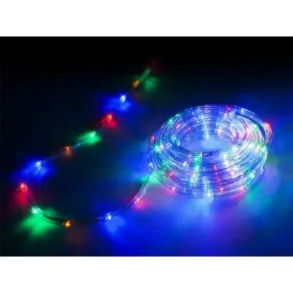 100 Λαμπάκια LED Πολύχρωμα , Σειρά, Ρεύματος 10m