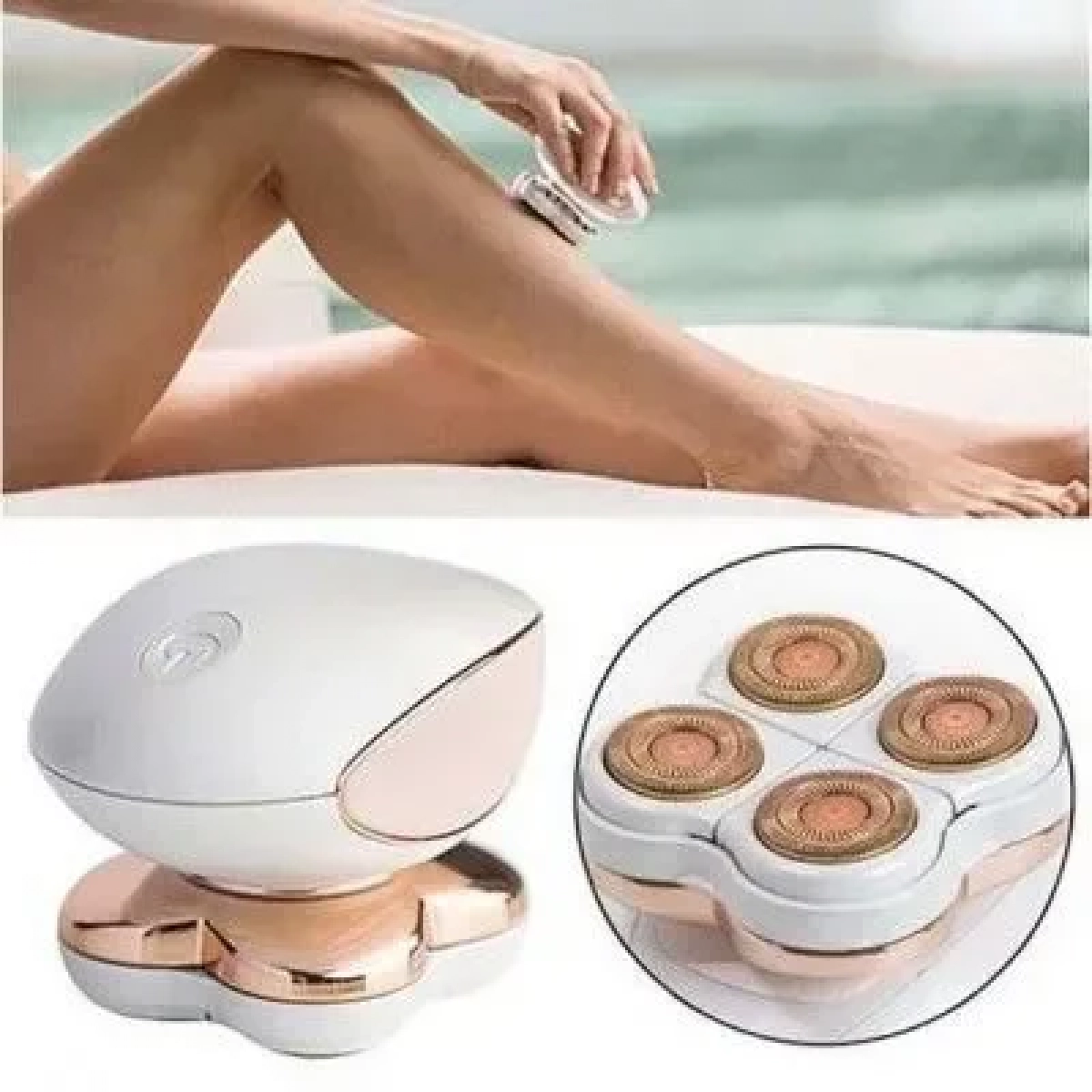 Kemei Αποτριχωτική Μηχανή Epilator για Σώμα KM-1915