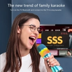 Ασύρματο Μικρόφωνο Karaoke Q99 σε Ροζ Χρυσό Χρώμα