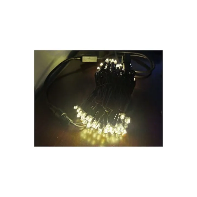 100 Λαμπάκια LED Θερμό Λευκό Επεκτάσιμα , Σειρά, Ρεύματος 11.5m Aria Trade