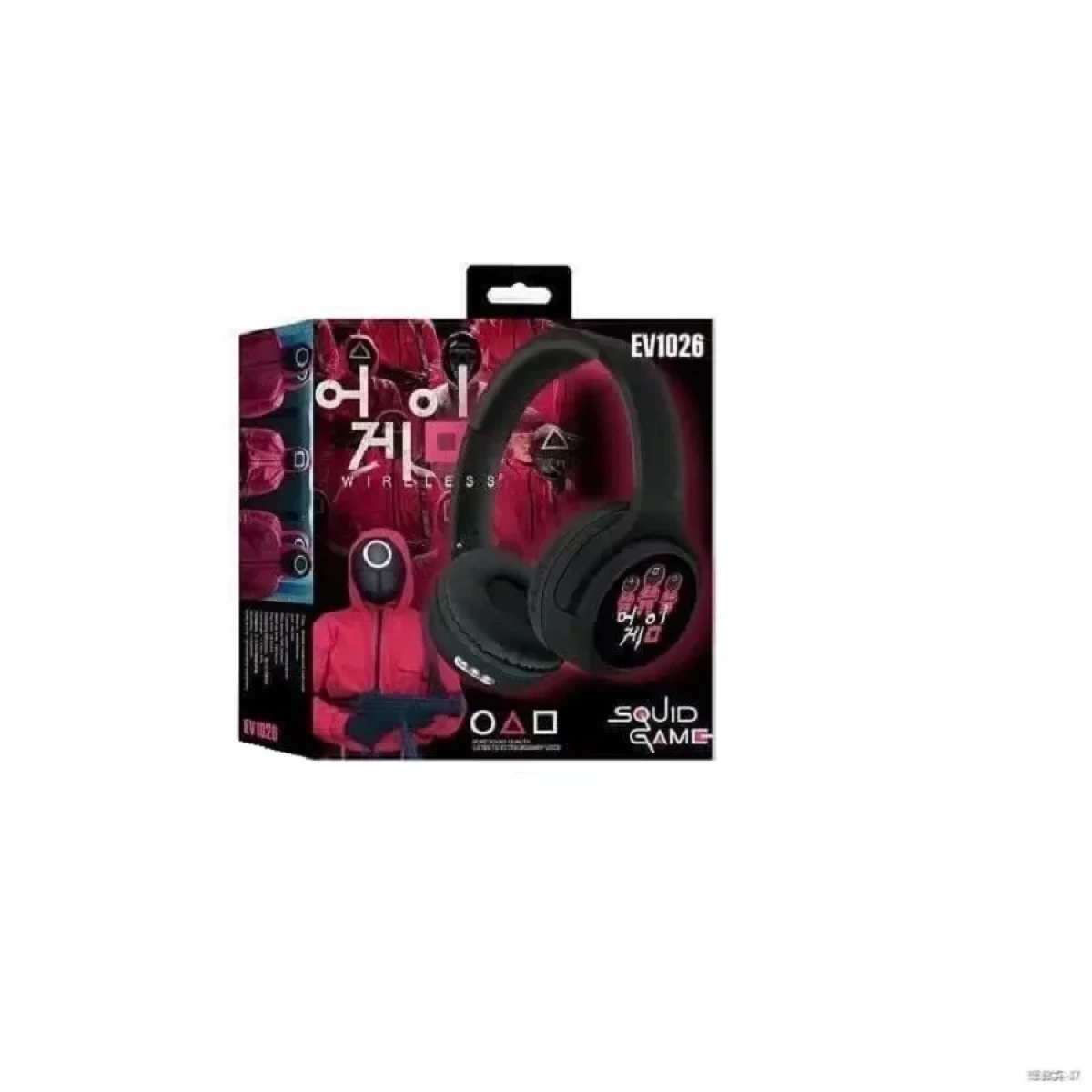 Ασύρματα Bluetooth On-Ear Ακουστικά Squid Game EV1026 - Image 2