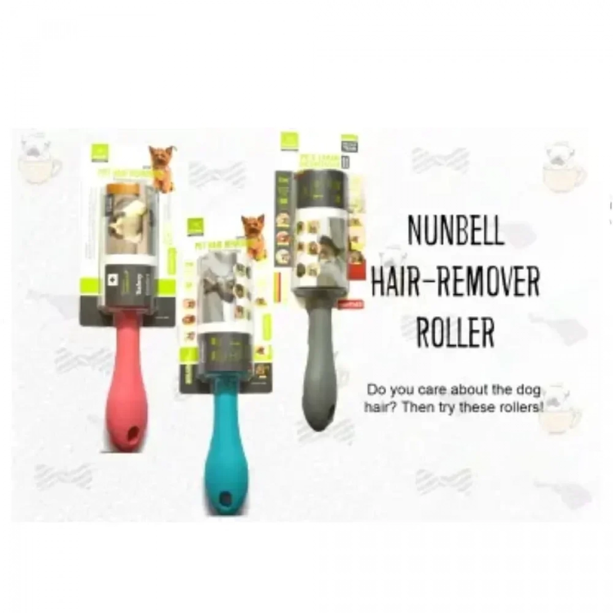 Αυτοκόλλητο Ρολό Αφαίρεσης Τριχών 12M 60 Φύλλων Nunbell Sticky Roller Refill - Photo3