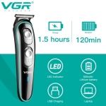 VGR Επαναφορτιζόμενη Κουρευτική Barber – Ξυριστική Μηχανή V-055 – Μαύρο