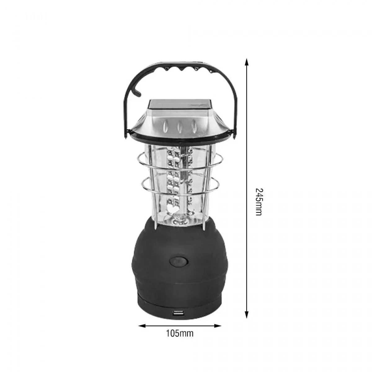 Solar Light Hand Crank Generator 36 Led Camping Light Emergency Light