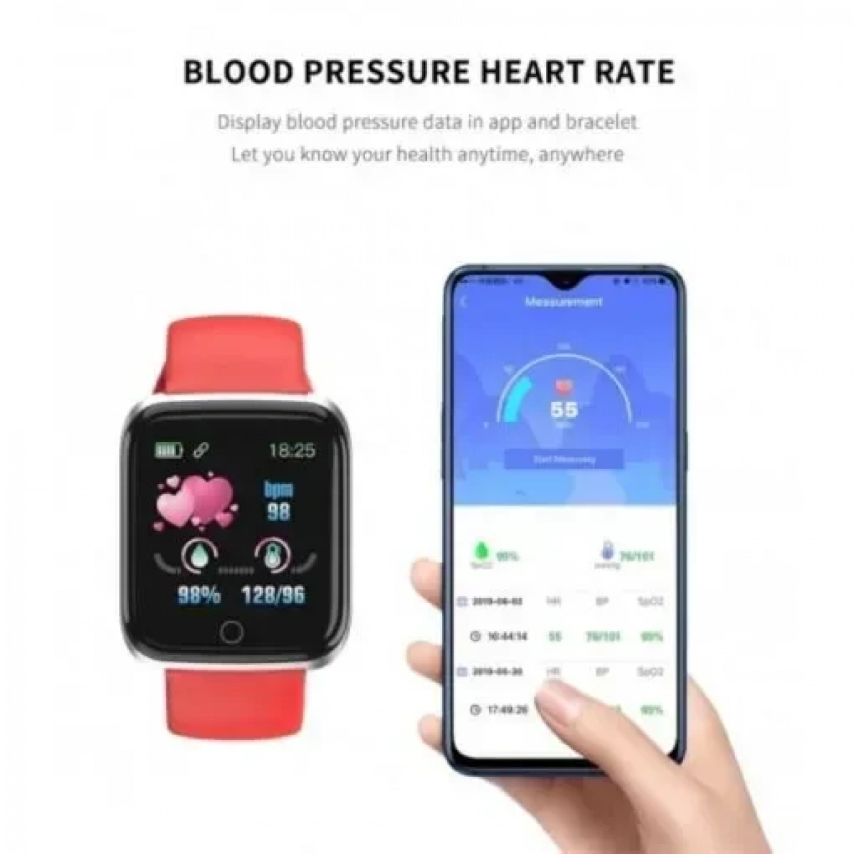Smartwatch-Bluetooth M6 (black)