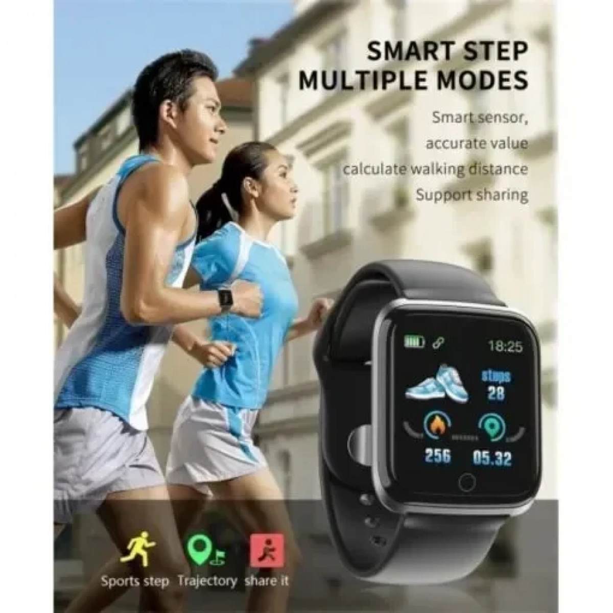 Smartwatch-Bluetooth M6 (black)