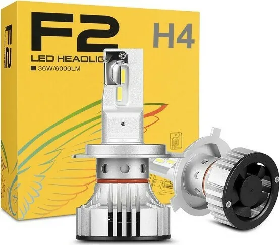Λάμπες Led Αυτοκινήτου Led 36W / 6000Lm Safego F2 H4-2 Τμχ
