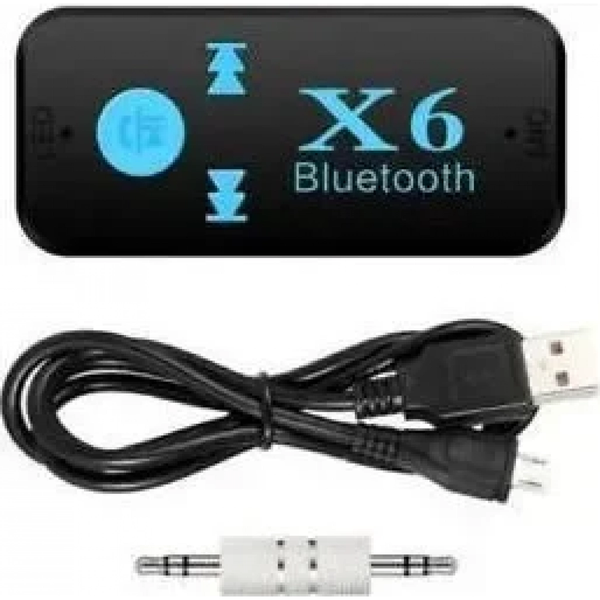 Bluetooth Αυτοκινήτου Bluetooth Receiver X6 για το Ηχοσύστημα (με USB θύρα Φόρτισης / Audio Receiver / AUX) - Image 2