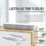 WK D21 Ηχείο Bluetooth με Ραδιόφωνο και Διάρκεια Μπαταρίας έως 10 ώρες Λευκό