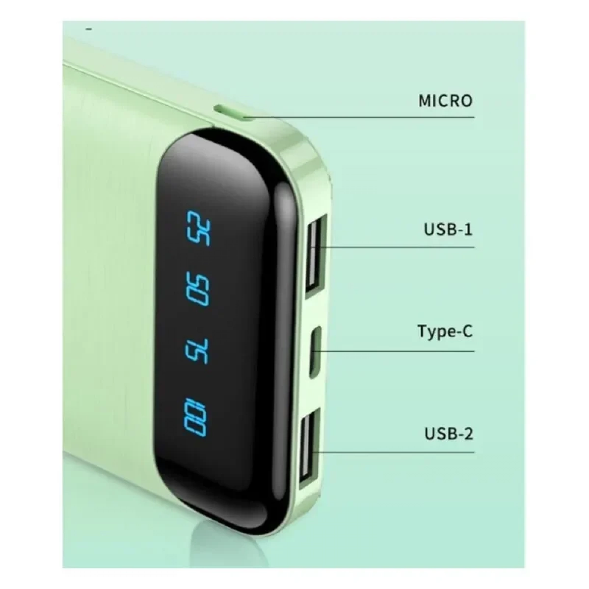 WK Power Bank WP-163 20000mAh Ροζ