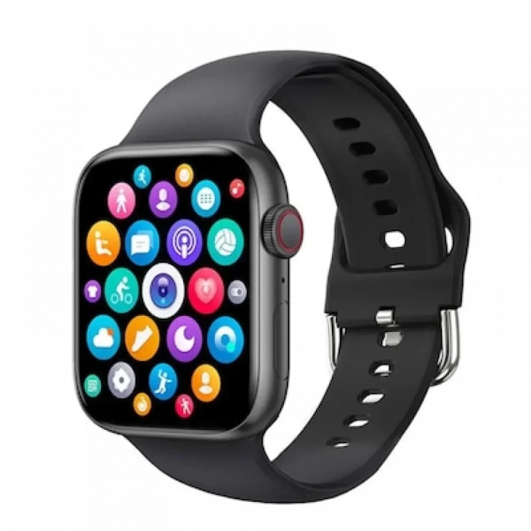 Lemfo T800 Smartwatch με Παλμογράφο Μαύρο
