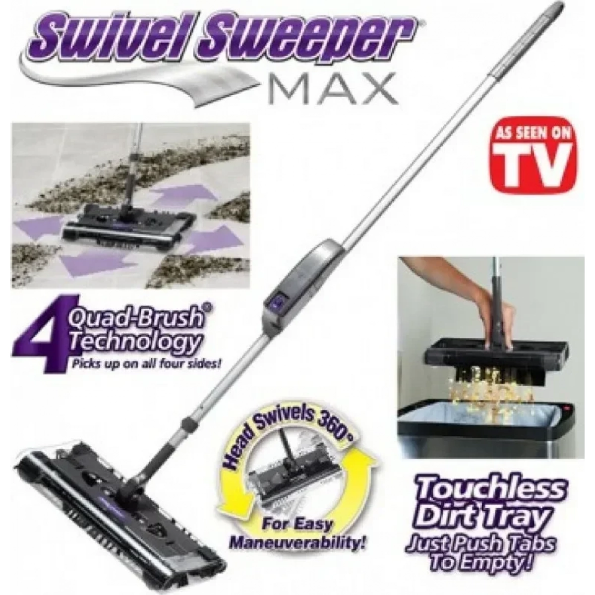 Επαναφορτιζόμενη Σκούπα Swivel Sweeper max - Image 6