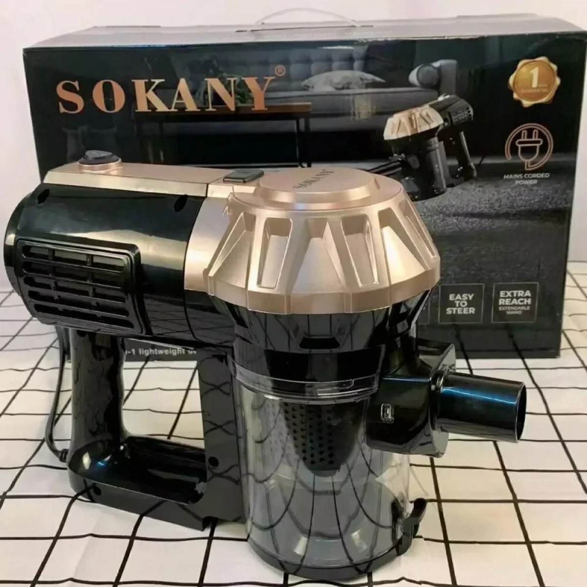 Sokany SK-3366 Ηλεκτρική Σκούπα Όρθια 600W JY-868B - Image 7