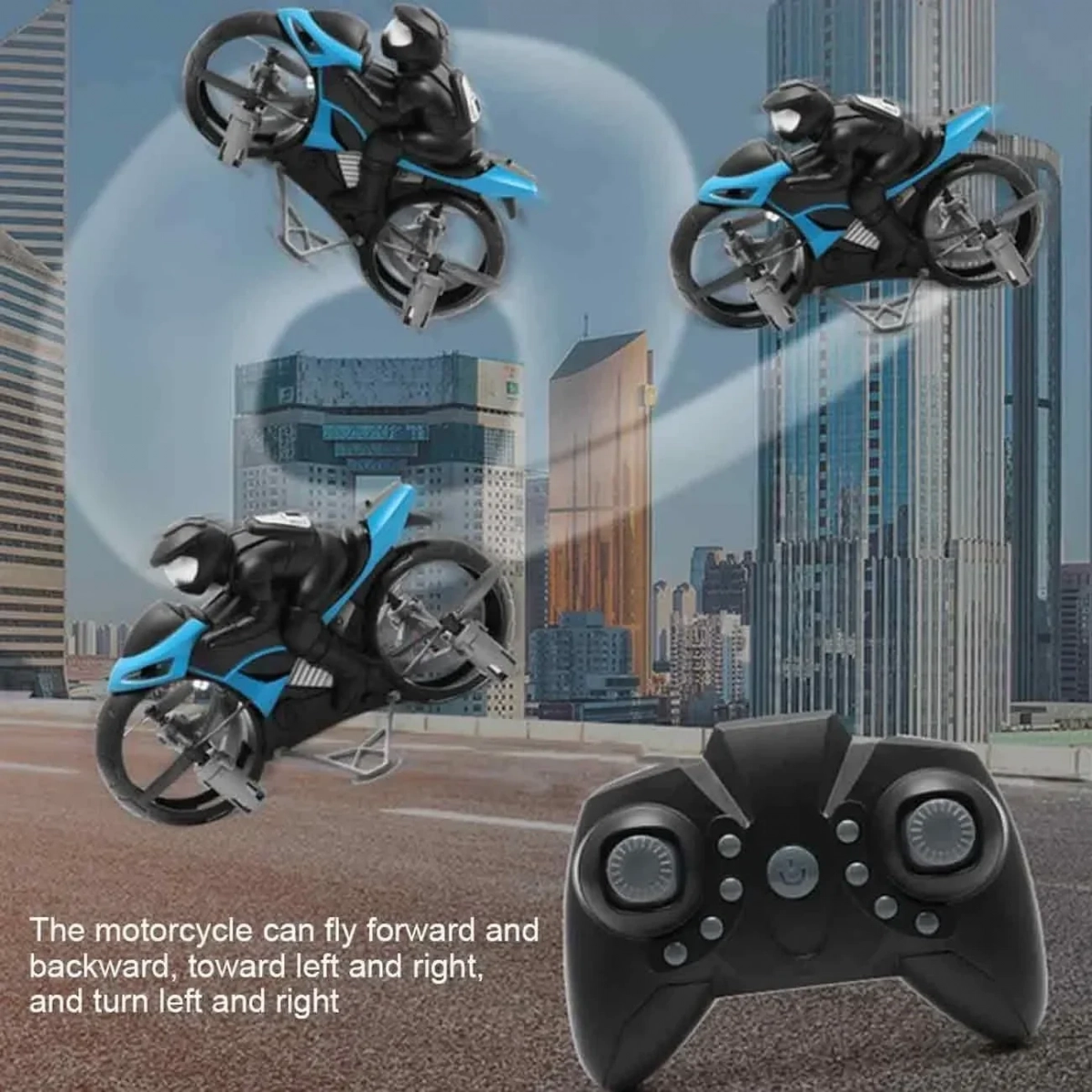 2IN1 2.4ghz Flying Motorcycle- Remote Control Quadcopter -3325