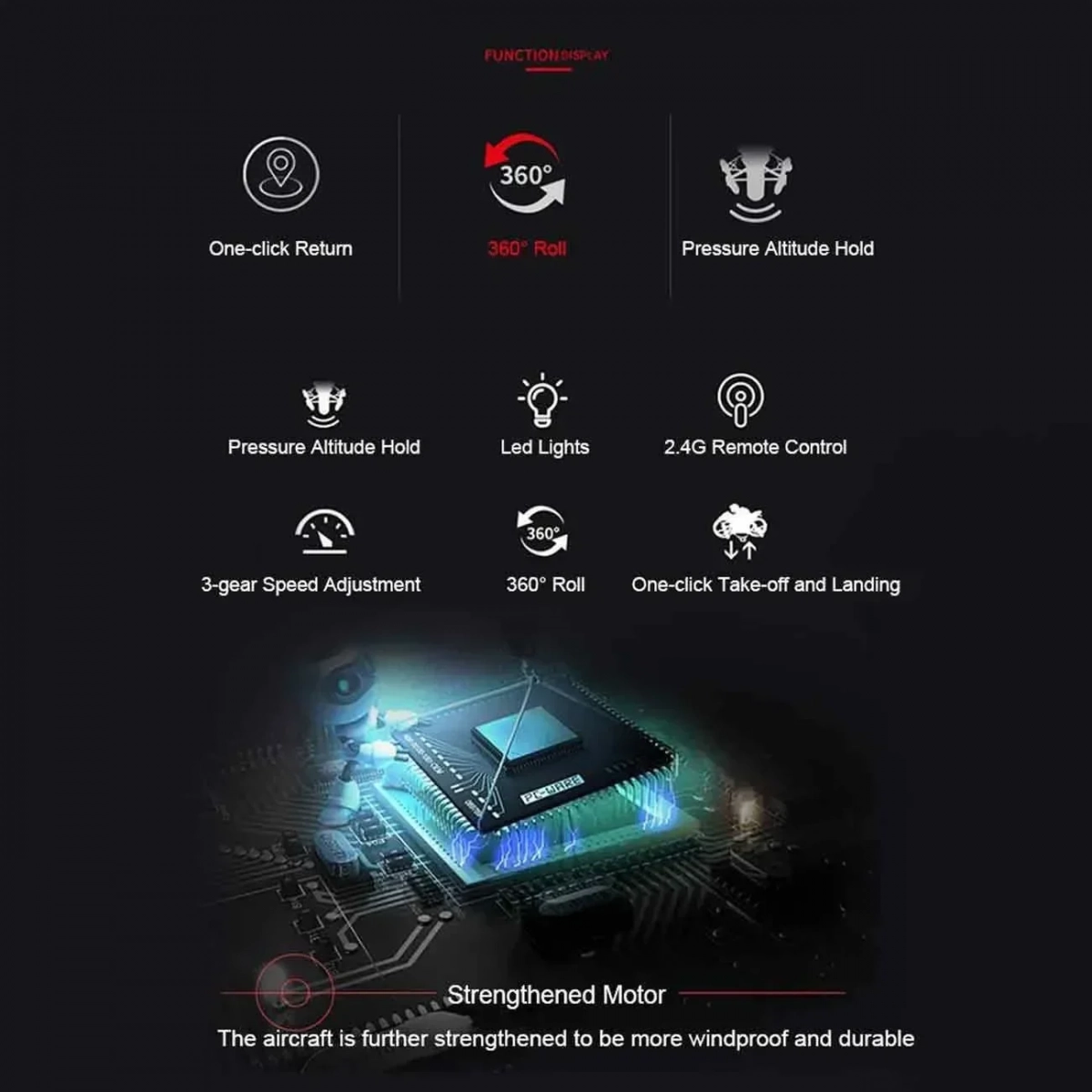 2IN1 2.4ghz Flying Motorcycle- Remote Control Quadcopter -3325