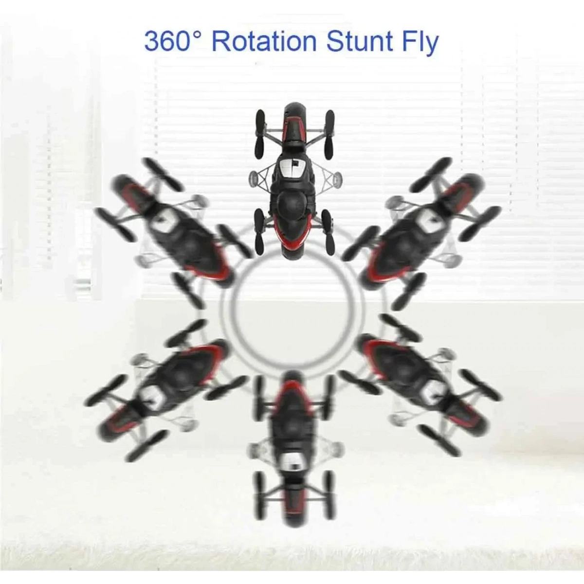2IN1 2.4ghz Flying Motorcycle- Remote Control Quadcopter -3325