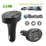 Fm Transmitter Φορτιστής Αυτοκινήτου CARB6 2 x USB,SD Bluetooth Handsfree Mp3 Player με Μικρόφωνο & AUX είσοδο - Car FM Modulator