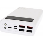 REMAX Power bank RPP-112 High Capacity 4 USB Port 30000mAh / Λευκο - Image 3