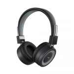 REMAX ON-EAR WIRELESS BLUETOOTH 5.0 HEADPHONES (RB-725HB GREY/BLACK)