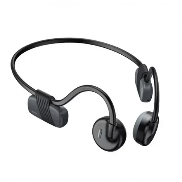 REMAX BLUETOOTH HEADPHONE 360° FREE BENDING BONE CONDUCTION RB-S36 BLACK