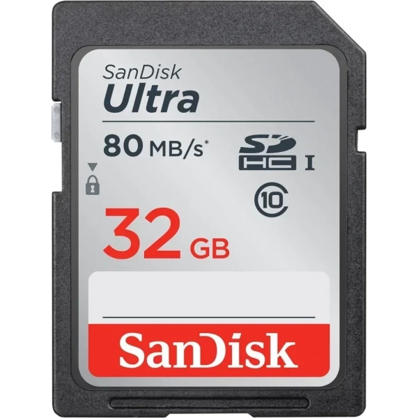 Sandisk Ultra SDHC 32GB Class 10 (80MB/s)