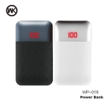 WK Design MAK WP-019 Dual USB 10000mAh PowerBank With LED Display- ΜΑΥΡΟ - Image 2