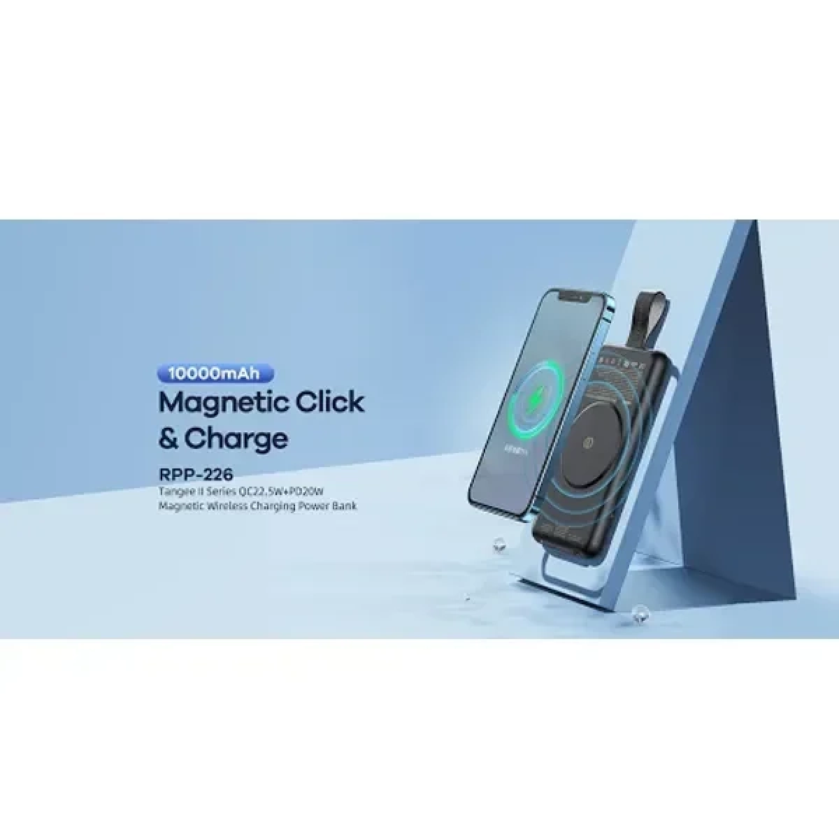 Remax Power Bank RPP-226 Tangee II 10000mAh 22.5W με Γρήγορη Φόρτιση και USB-C Μαύρο - Image 5