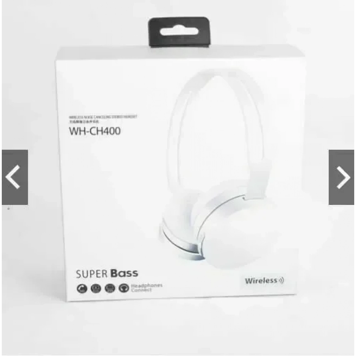 OEM Foam Ear Pads Cushion Leather Earpad WH-CH400 Headphone - Λευκά - Image 2