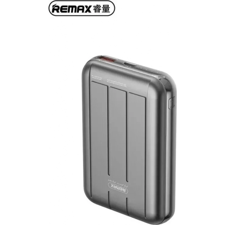 Remax Power Bank RPP-230 5000mAh 20W με Γρήγορη Φόρτιση και USB-C Γκρι
