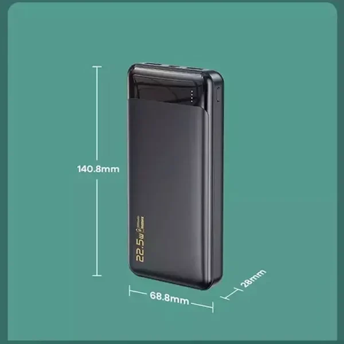 Remax Power Bank RPP-191 Jany II 20000mAh 22.5W με Γρήγορη Φόρτιση και USB-C Μαύρο - Image 5
