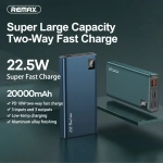 Remax Power Bank RPP-190 Mini Pro 20000mAh 22.5W με Γρήγορη Φόρτιση και USB-C Μαύρο - Image 2