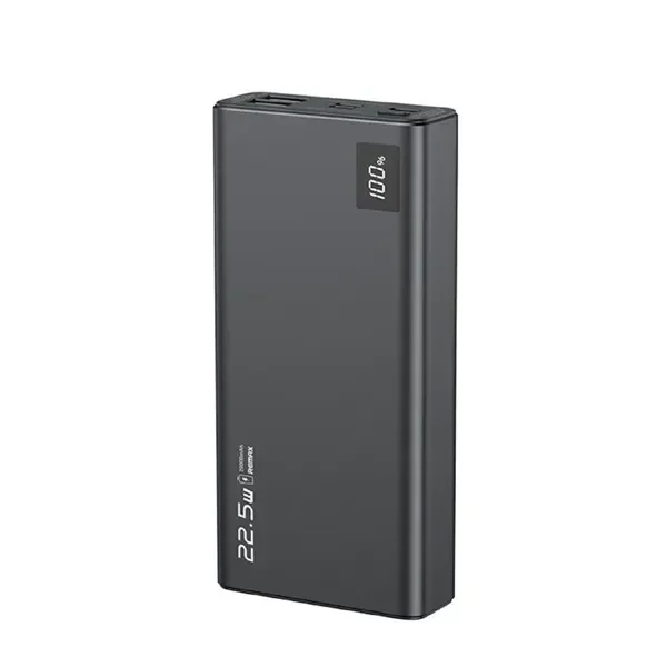 Remax Power Bank RPP-190 Mini Pro 20000mAh 22.5W με Γρήγορη Φόρτιση και USB-C Μαύρο