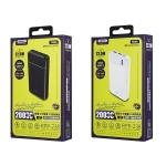 Remax Power Bank RPP-238 20000mAh 22.5W με Γρήγορη Φόρτιση και USB-C Λευκό - Image 3
