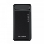 Awei Power Bank P6K 20000mAh Μαύρο
