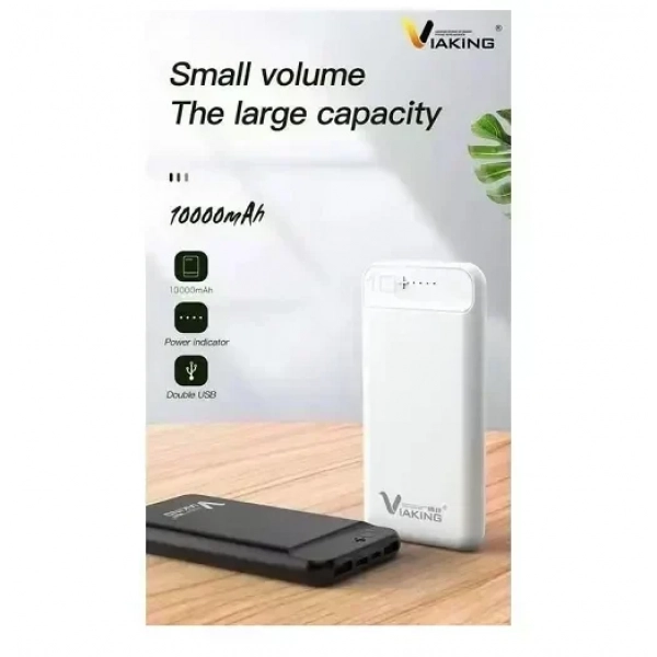 Viaking XGB-009 Power bank 10000MAH WHITE