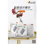 VIAKING POWER BANK 6000MAH V-023, σε μαύρο χρώμα