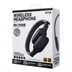 Remax Wireless Bluetooth Headphones 300 mAh black and gray - Image 3