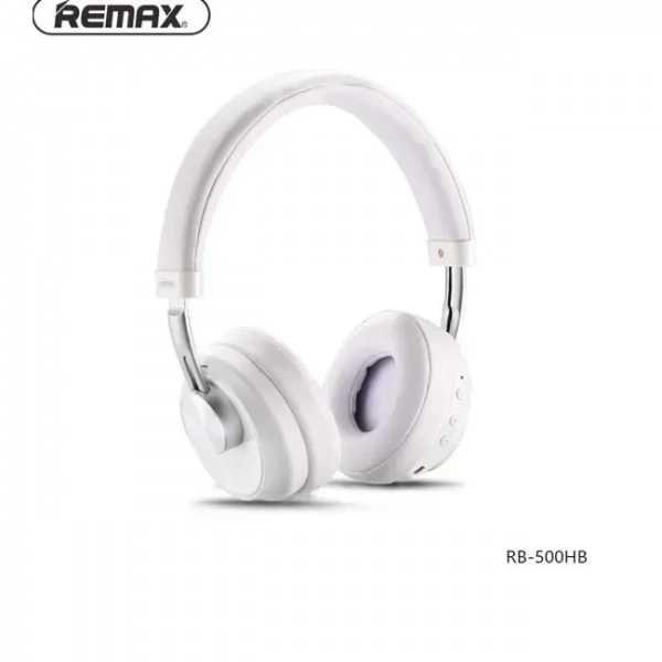 Remax RB-500HB Ασύρματα On Ear Ακουστικά - Λευκά