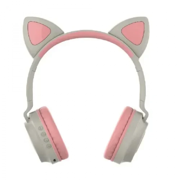 Ασύρματα Ακουστικά Bluetooth Cat Ears ZW028 - Γκρι