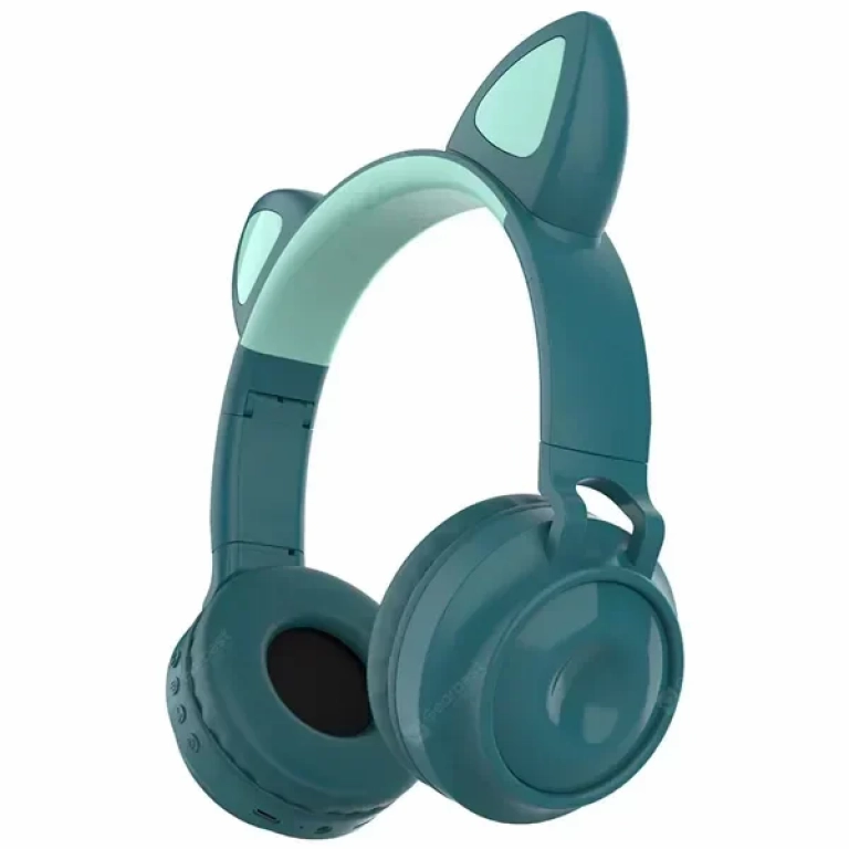 Ασύρματα Ακουστικά Bluetooth Cat Ears ZW028 - Πράσινο