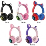 Wireless Headphone Bluetooth Cat Ear T23 Μαύρο - Image 5
