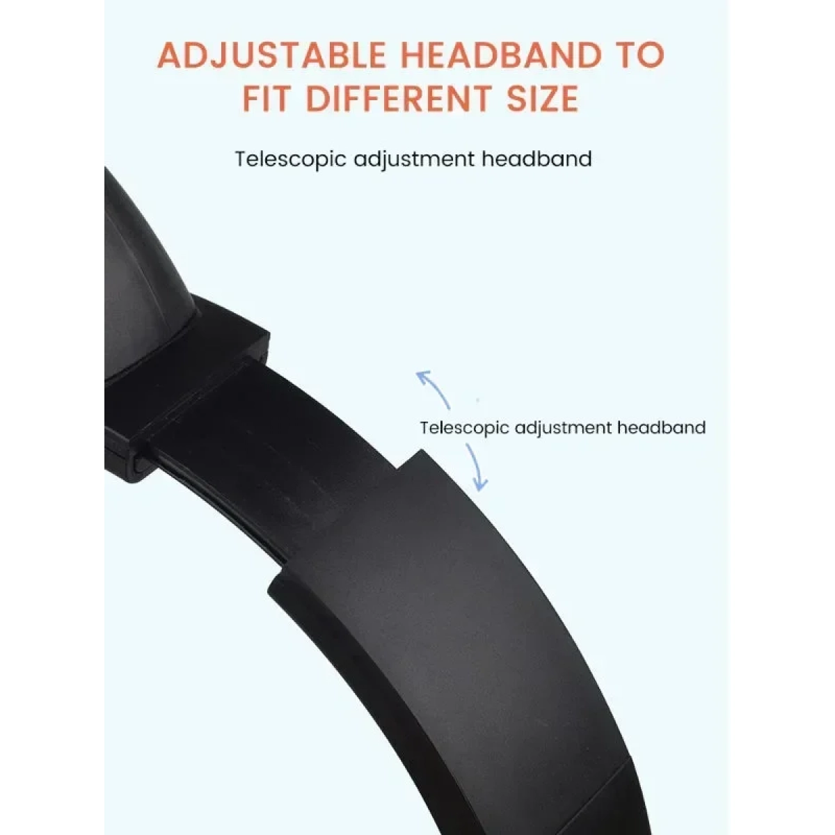 STN26 Ακουστικό LED Bluetooth Cat Ears Wireless OEM / Μαύρα - Image 5