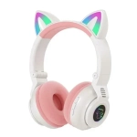STN26 Ακουστικό LED Bluetooth Cat Ears Wireless OEM / Λευκό