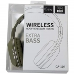 Ακουστικά Wireless Gjby CA-108 Headphones Bluetooth Stereo Headset - Πράσινο