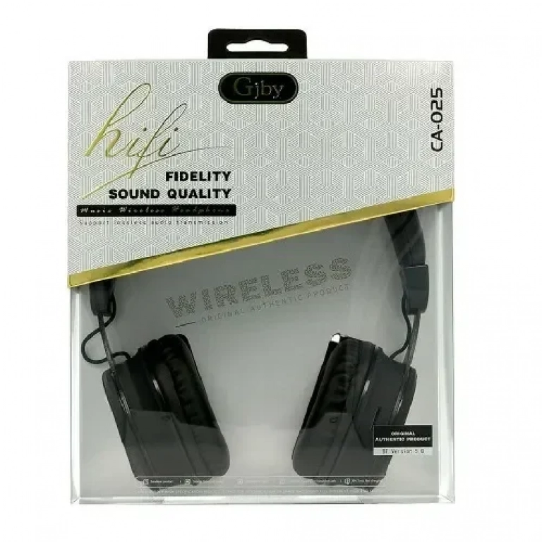 Ασύρματα Ακουστικά Bluetooth Gjby CA-025 On Ear - Μαύρα