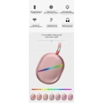 AKZ MAX10 Head-mounted Bluetooth Headset Glowing Bluetooth Stereo Sports Mobile Phone Wireless Headset - Λευκό - Image 2