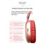 AKZ MAX10 Head-mounted Bluetooth Headset Glowing Bluetooth Stereo Sports Mobile Phone Wireless Headset - Χρυσό - Image 3